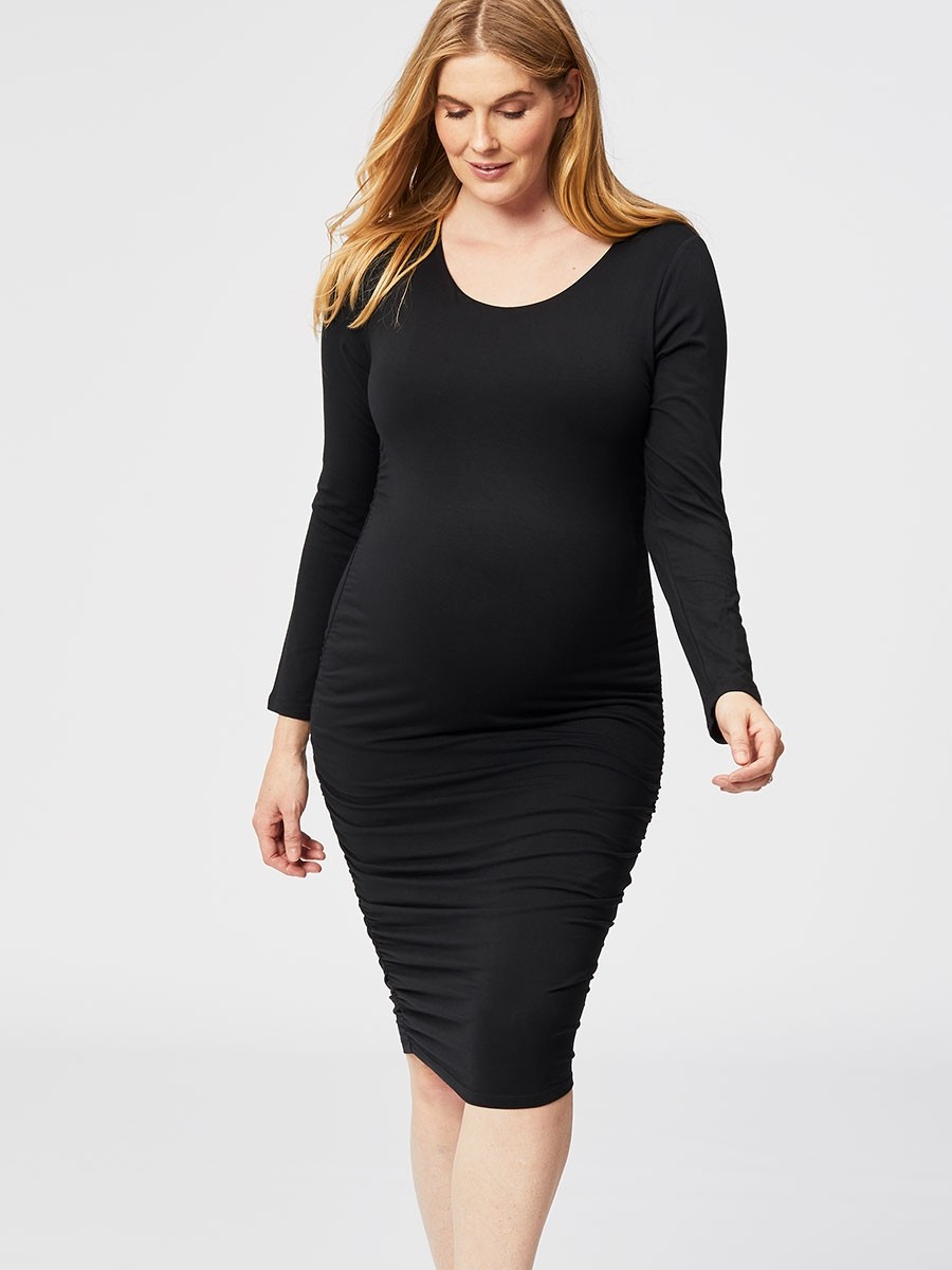 Body Hugging Long Sleeve Maternity Dress | Cake Maternity