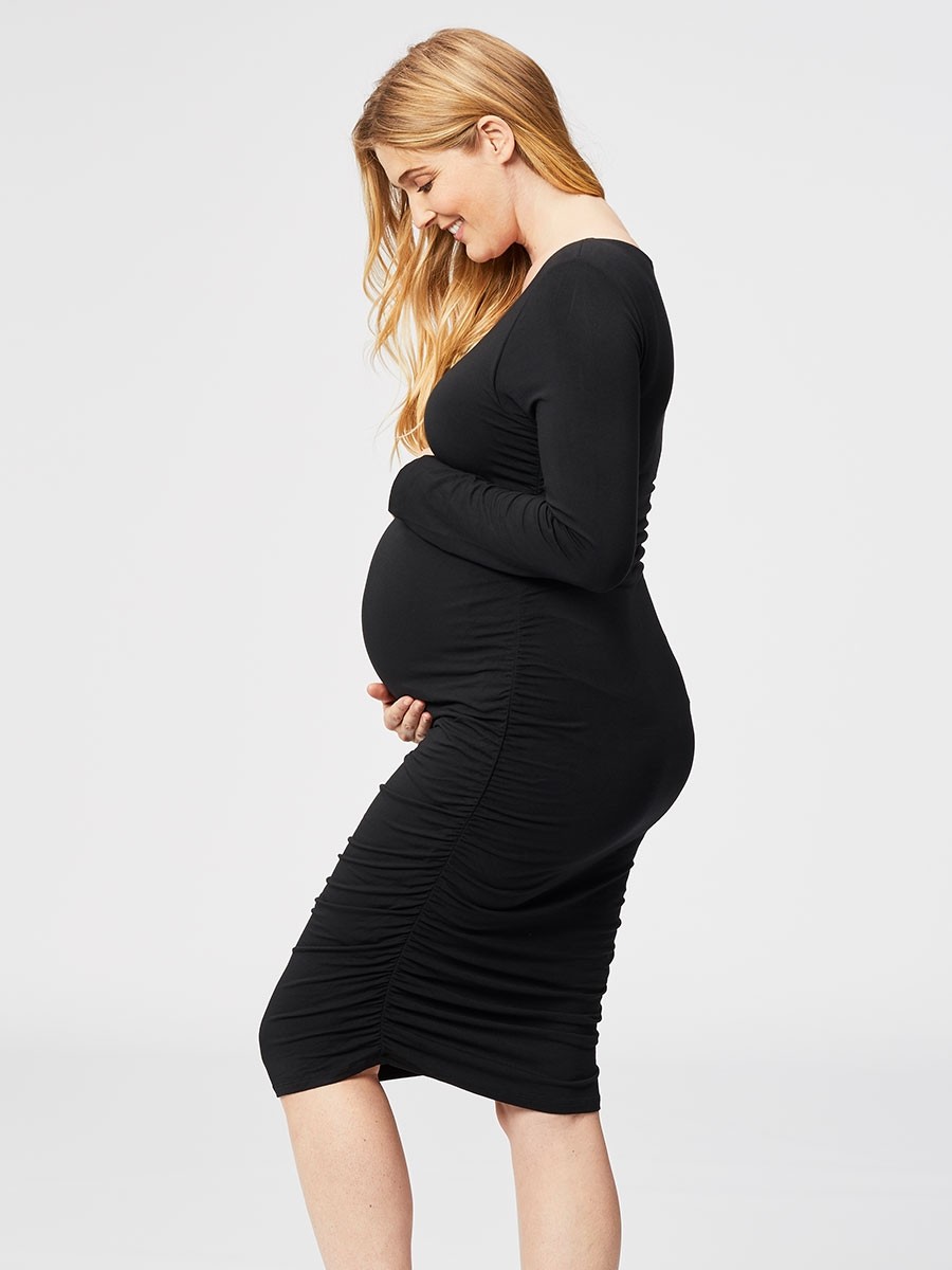 Body Hugging Long Sleeve Maternity Dress | Cake Maternity