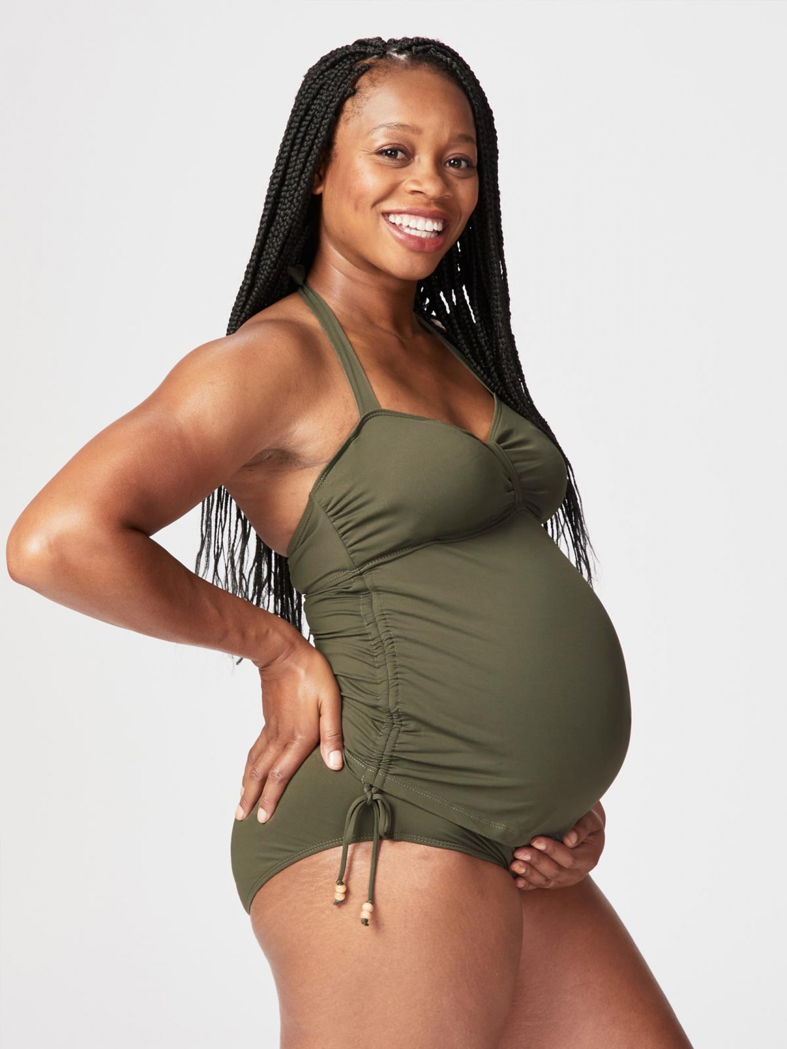 Coconut Maternity Tankini (B-E Cups)