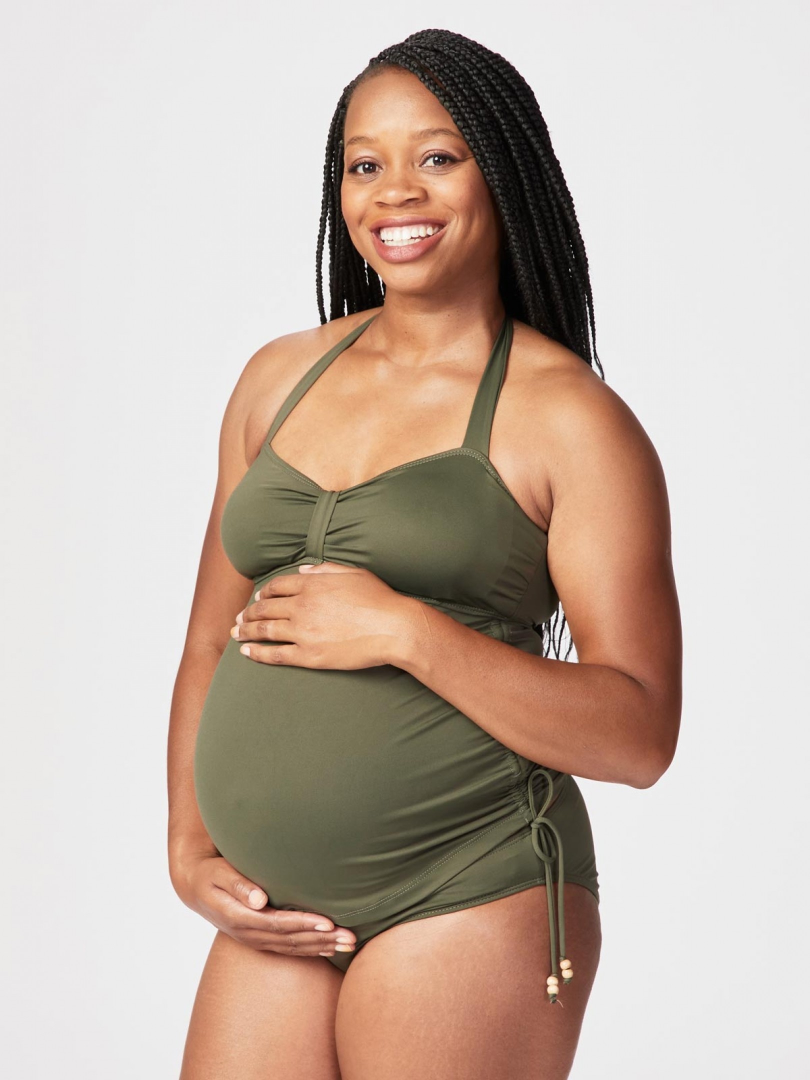 Coconut Maternity Tankini (B-E Cups)