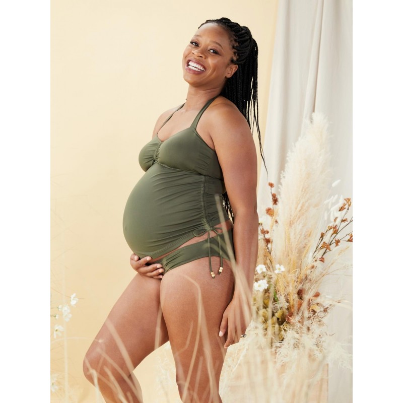 Coconut Maternity Tankini (B-E Cups)