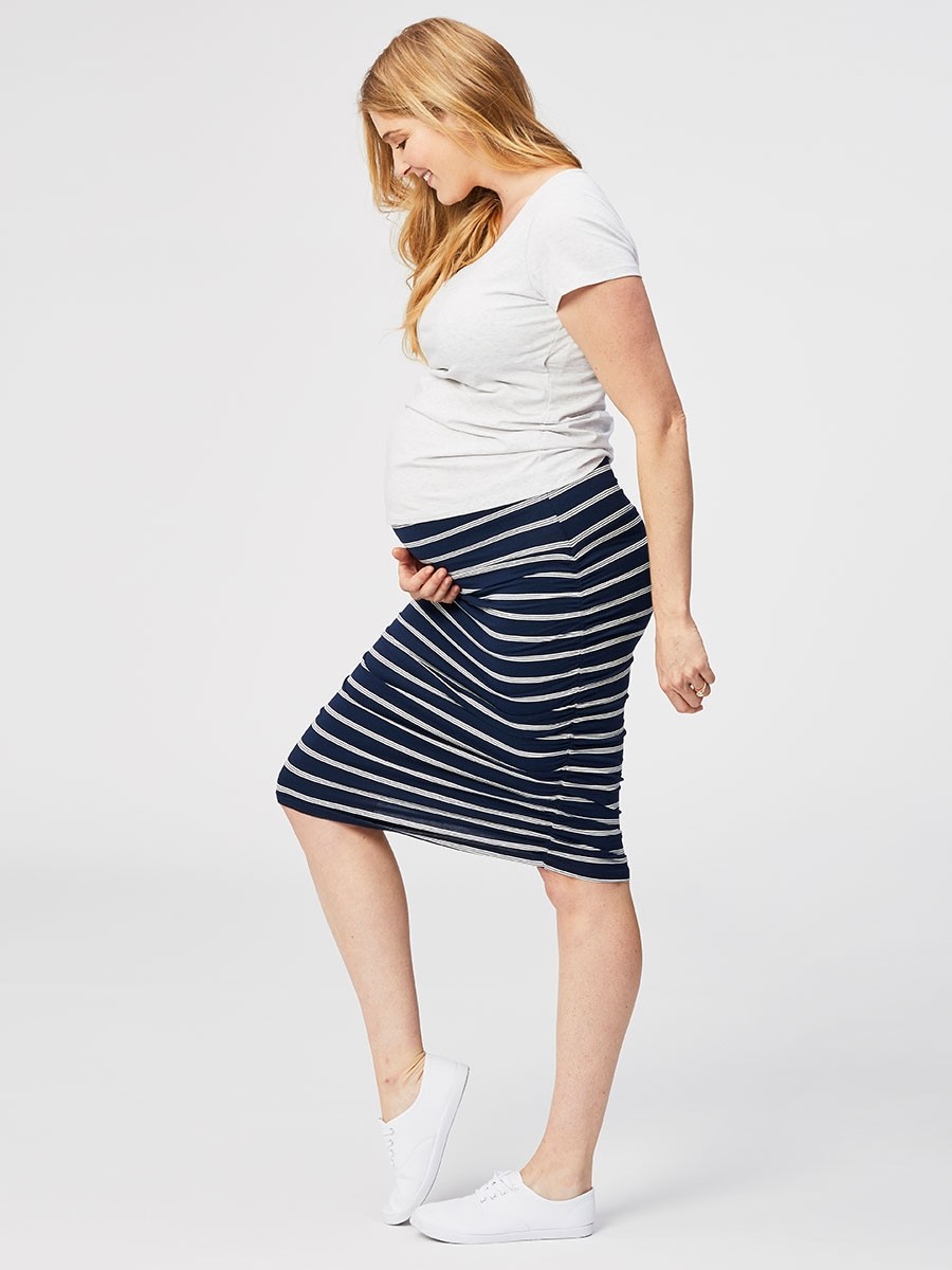 Maternity Ruched Fitted Skirt | Cake Maternity
