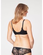 Truffles Moulded Cup Plunge Lace Bra | Cake Maternity