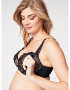 Truffles Moulded Cup Plunge Lace Bra | Cake Maternity