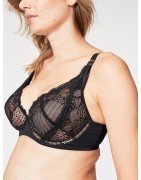 Truffles Moulded Cup Plunge Lace Bra | Cake Maternity