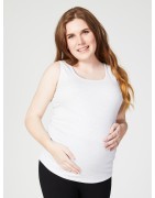 Maternity Fitted Ruched Tank | Cake Maternity