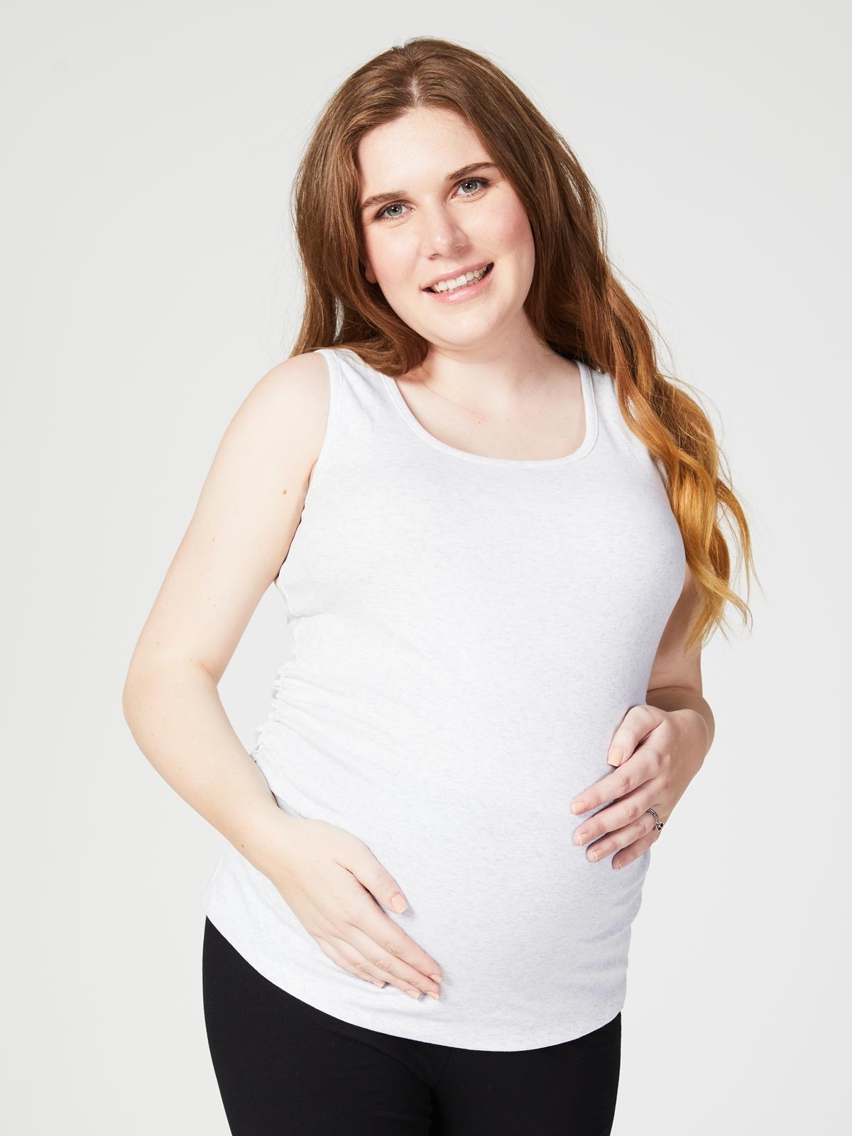 Maternity Fitted Ruched Tank | Cake Maternity