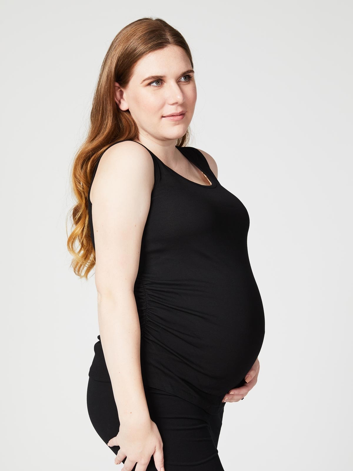 Maternity Fitted Ruched Tank | Cake Maternity