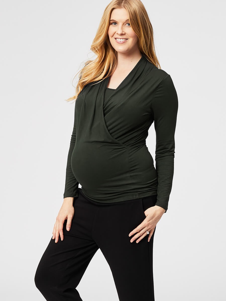 Long Sleeve Maternity Nursing Top | Cake Maternity